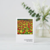 Square Photo 0317 - Zee van Tulpen Visitekaartje (Staand voorkant)