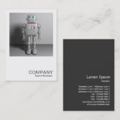 Square Photo 0336 - Robot Visitekaartje (Voorkant / Achterkant)