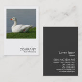 Square Photo 0350 - White Goose Visitekaartje (Voorkant / Achterkant)