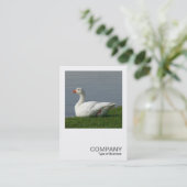 Square Photo 0350 - White Goose Visitekaartje (Staand voorkant)