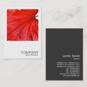 Square Photo 0352 - Japans leder Visitekaartje (Voorkant / Achterkant)