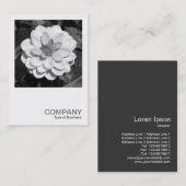 Square Photo 0378 - Dahlia 'David Howard' Visitekaartje (Voorkant / Achterkant)