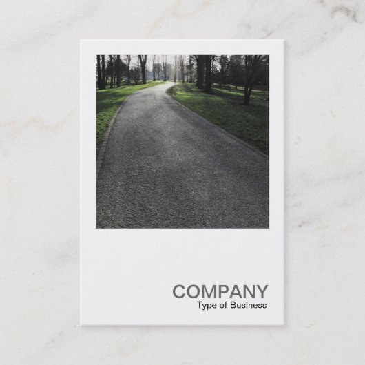 Square Photo 0383 - Sunlit Path Visitekaartje (Voorkant)