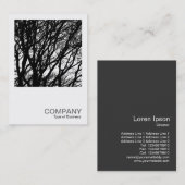 Square Photo 0392 - Winter Branches HC Visitekaartje (Voorkant / Achterkant)