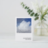 Square Photo 0398 - April Showers Visitekaartje (Staand voorkant)