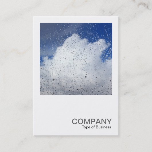 Square Photo 0398 - April Showers Visitekaartje (Voorkant)