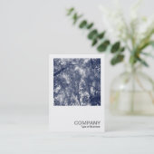 Square Photo 0425 - Blue Autumn Visitekaartje (Staand voorkant)