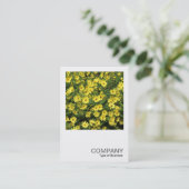 Square Photo 0508 - Yellow Daisies Visitekaartje (Staand voorkant)