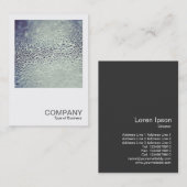 Square Photo 0535 - Waterdruppels op glas 01 Visitekaartje (Voorkant / Achterkant)