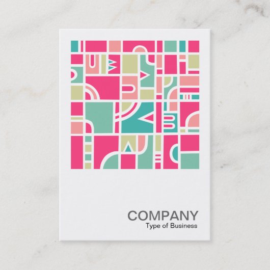 Square Photo 0544 - Abstract patroon 170715 Visitekaartje (Voorkant)