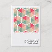 Square Photo 0548 - Hexagon Pattern 04 Visitekaartje (Voorkant)
