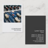 Square Photo 0590 - Mixing Desk Visitekaartje (Voorkant / Achterkant)