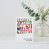 Square Photo 0596 - Abstracte Squares 110419 Visitekaartje (Staand voorkant)