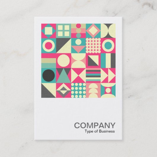 Square Photo 0596 - Abstracte Squares 110419 Visitekaartje (Voorkant)