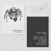 Square Photo 070 - Knitting Spider Visitekaartje (Voorkant / Achterkant)