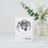 Square Photo 070 - Knitting Spider Visitekaartje (Staand voorkant)