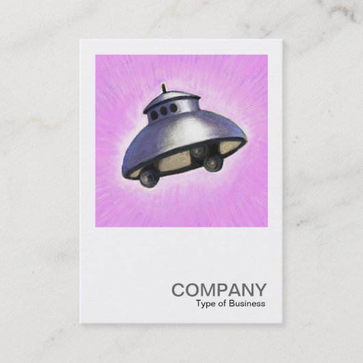 Square Photo 072 - Flying Saucer Visitekaartje (Voorkant)