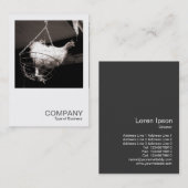 Square Photo 086 - Chicken in the Basket Visitekaartje (Voorkant / Achterkant)