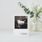 Square Photo 086 - Chicken in the Basket Visitekaartje (Staand voorkant)