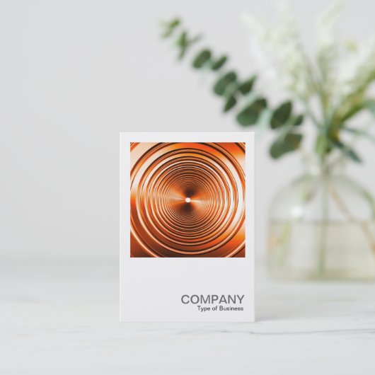 Square Photo 608 - Long Spring Oranje Visitekaartje (Staand voorkant)