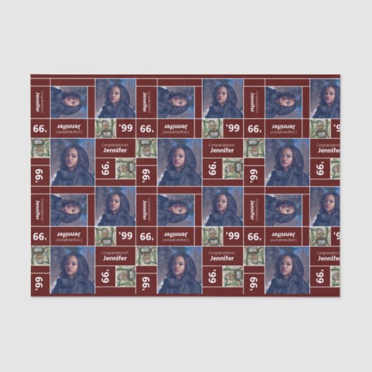 Square Photo Afstuderen, jaargang Tissuepapier (Voorkant)