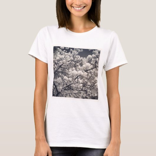 Square Photo - Cherry Blossom T-shirt (Voorkant)