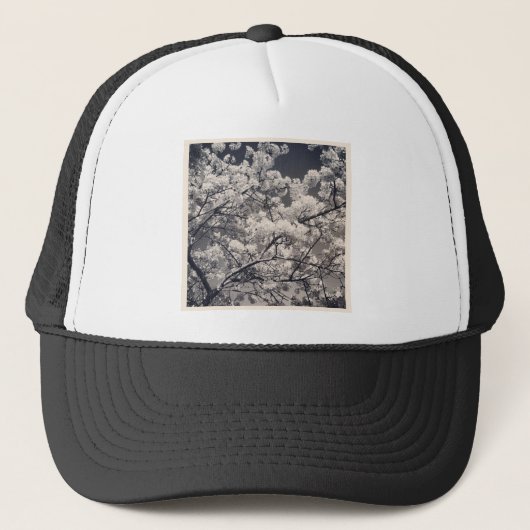 Square Photo - Cherry Blossom Trucker Pet (Voorkant)