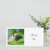 Square Photo - Greylag Goose Bedankkaart (Staand voorkant)