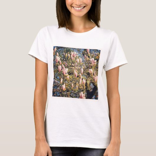 Square Photo - Magnolia Blossom T-shirt (Voorkant)