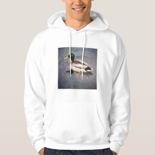 Square Photo - Mallard Duck Hoodie (Voorkant)