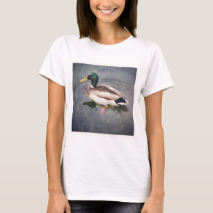 Square Photo - Mallard Duck T-shirt