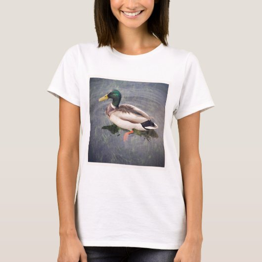 Square Photo - Mallard Duck T-shirt (Voorkant)