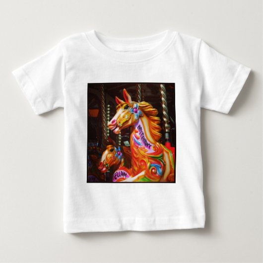 Square Photo - Merry-go-round Horses 02 (Voorkant)
