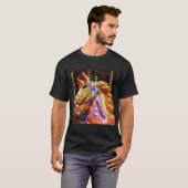 Square Photo - Merry-go-round Horses T-shirt (Voorkant volledig)