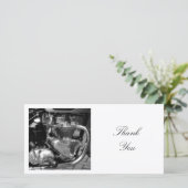 Square Photo - Motorbike Engine Bedankkaart (Staand voorkant)