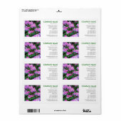 Square Photo - Rhododendrons Etiket (Full Sheet)