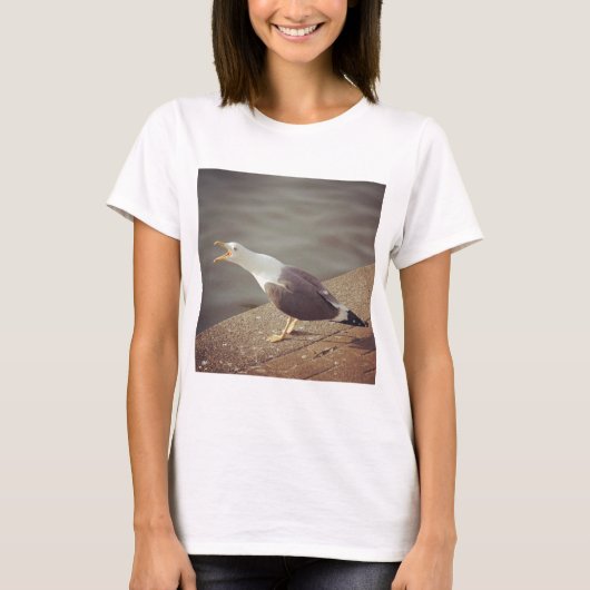 Square Photo - Squawach Seagull T-shirt (Voorkant)