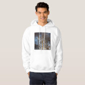Square Photo - Sunlit Winter Trees Hoodie (Voorkant volledig)