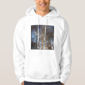 Square Photo - Sunlit Winter Trees Hoodie (Voorkant)