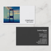 Square Photo (v2) - Bridge to England Visitekaartje (Voorkant / Achterkant)