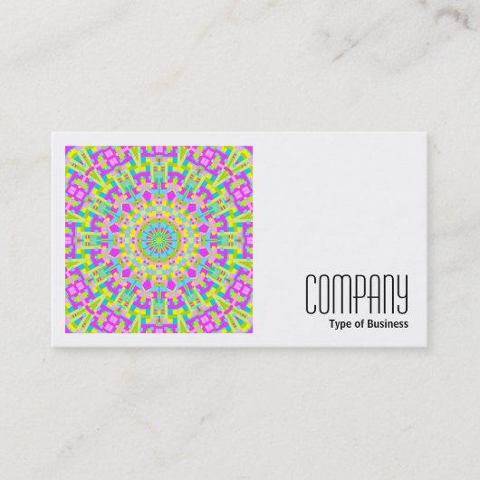 Square Photo (v2) - Colorful Kaleidoscoop 05 Visitekaartje (Voorkant)