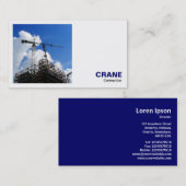 Square Photo (v2) - Crane Construction Visitekaartje (Voorkant / Achterkant)