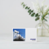 Square Photo (v2) - Crane Construction Visitekaartje (Staand voorkant)