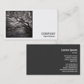 Square Photo (v2) - Magnolia Tree in Blossom 01 Visitekaartje (Voorkant / Achterkant)