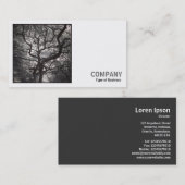 Square Photo (v2) - Magnolia Tree in Blossom 03 Visitekaartje (Voorkant / Achterkant)