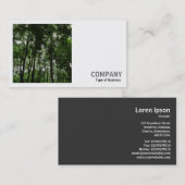 Square Photo (v2) - Woodland Canopy 02 Visitekaartje (Voorkant / Achterkant)