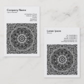 Square Photo (v3) - Abstract Kaleidoscoop 06 Visitekaartje (Voorkant / Achterkant)