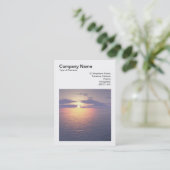 Square Photo (v3) - Sunrise/Sunset Visitekaartje (Staand voorkant)