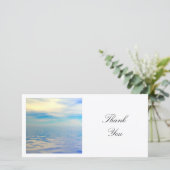 Square Photo - Water and Sky Bedankkaart (Staand voorkant)