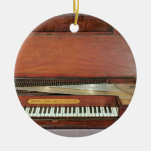 Square piano, 1767 (foto) keramisch ornament